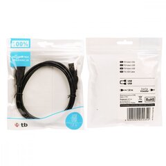 TB, USB 2.0, 1,8 m hind ja info | Kaablid ja juhtmed | kaup24.ee