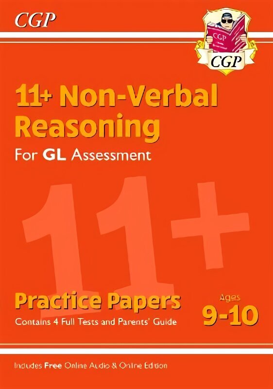 11plus GL Non-Verbal Reasoning Practice Papers - Ages 9-10 (with Parents' Guide & Online Edition) цена и информация | Laste õpikud | kaup24.ee