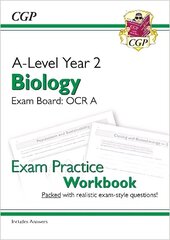 A-Level Biology: OCR A Year 2 Exam Practice Workbook - includes Answers цена и информация | Развивающие книги | kaup24.ee