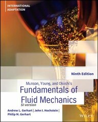 Munson, Young and Okiishi's Fundamentals of Fluid Mechanics 9th Edition, International Adaptation hind ja info | Majandusalased raamatud | kaup24.ee