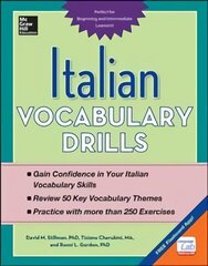 Italian Vocabulary Drills hind ja info | Võõrkeele õppematerjalid | kaup24.ee