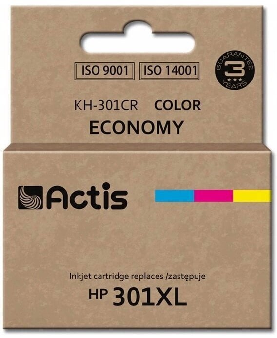 Actis KH-301CR tint asendab HP 301XL CH564EE цена и информация | Tindiprinteri kassetid | kaup24.ee