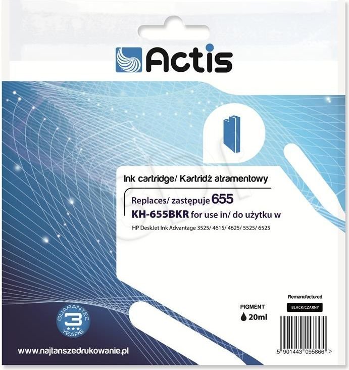 Actis KH-655BKR hind ja info | Tindiprinteri kassetid | kaup24.ee