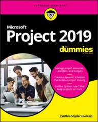 Microsoft Project 2019 For Dummies цена и информация | Книги по экономике | kaup24.ee