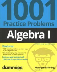 Algebra I: 1001 Practice Problems For Dummies (plus Free Online Practice) цена и информация | Книги по экономике | kaup24.ee