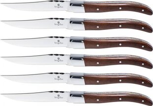 набор ножей для стейка 6 шт. berlinger haus bh-2785 цена и информация | Ножи и аксессуары для них | kaup24.ee
