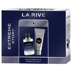 Komplekt meestele: La Rive Extreme Story EDT 75 ml + dušigeel 100 ml hind ja info | Meeste parfüümid | kaup24.ee