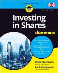 Investing in Shares For Dummies 3rd UK Edition цена и информация | Книги по экономике | kaup24.ee