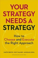 Your Strategy Needs a Strategy: How to Choose and Execute the Right Approach hind ja info | Majandusalased raamatud | kaup24.ee