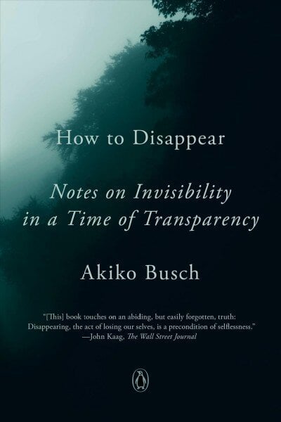 How To Disappear: Notes on Invisibility in a Time of Transparency hind ja info | Ühiskonnateemalised raamatud | kaup24.ee