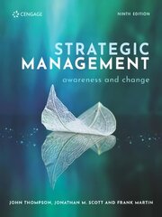 Strategic Management Awareness and Change 9th edition цена и информация | Книги по экономике | kaup24.ee