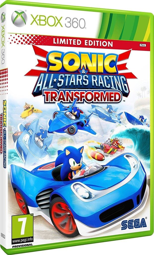 Gra Xbox 360 SONIC ALL STARS RACING TRANSFORMED XBO цена и информация | Arvutimängud, konsoolimängud | kaup24.ee