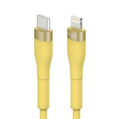 Ringke CB60150RS, USB-C - Lightning 480Mb / s 20W 2m yellow hind ja info | Mobiiltelefonide kaablid | kaup24.ee