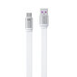 WK Design King Kong 2nd Gen, USB - USB Type C cable for fast charging / data transmission 6A 1.3m white (WDC-156) цена и информация | Mobiiltelefonide kaablid | kaup24.ee