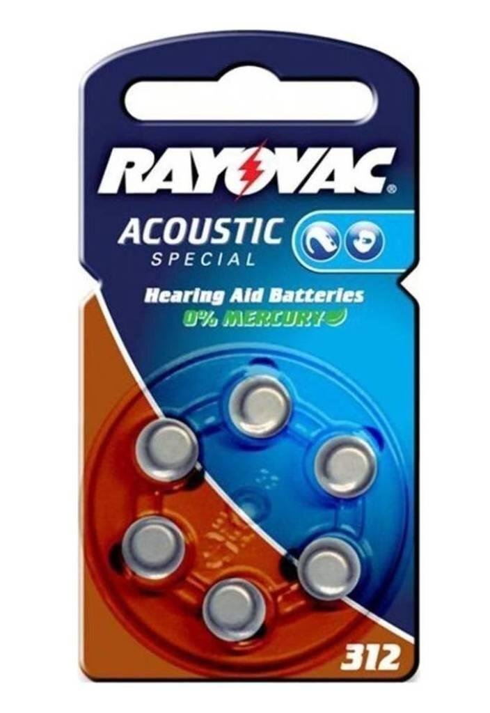 Rayovac AcousticSpecial312 hind ja info | Akud, patareid fotoaparaatidele | kaup24.ee