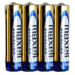 Батарейки Maxell Alkaline, AAA (LR03), 4 шт. цена и информация | Батарейки | kaup24.ee