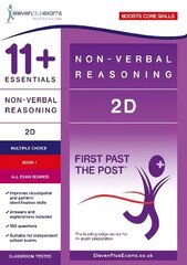 11plusEssentials Non-Verbal Reasoning 2D Book 1 цена и информация | Развивающие книги | kaup24.ee