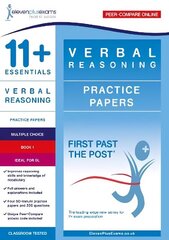 11plus Essentials Verbal Reasoning Practice Papers Book 1 цена и информация | Развивающие книги | kaup24.ee