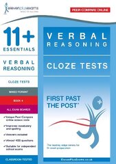 11plus Essentials Verbal Reasoning: Cloze Tests Book 4 hind ja info | Laste õpikud | kaup24.ee