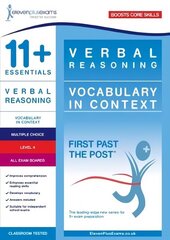 11plus Essentials Verbal Reasoning: Vocabulary in Context Level 4 hind ja info | Laste õpikud | kaup24.ee