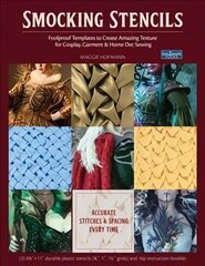 Smocking Stencils: Foolproof Templates to Create Amazing Texture for Cosplay, Garment & Home Dec Sewing hind ja info | Tervislik eluviis ja toitumine | kaup24.ee