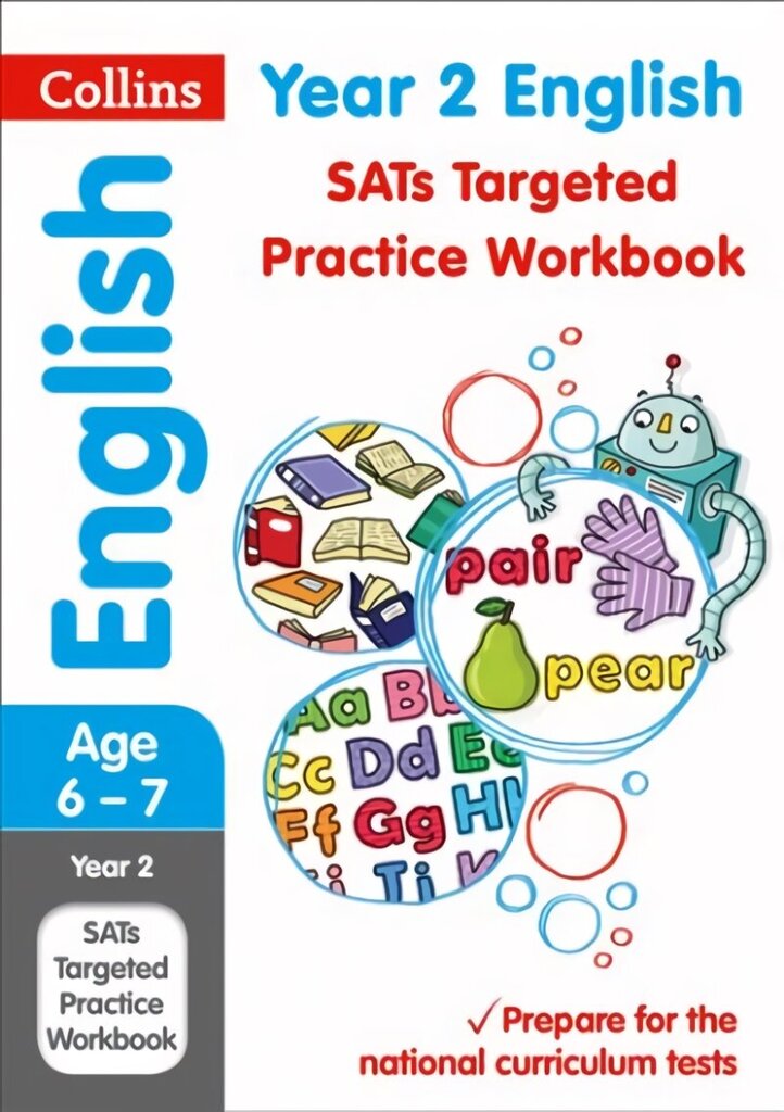 Year 2 English KS1 SATs Targeted Practice Workbook: For the 2023 Tests edition, Year 2 English Targeted Practice Workbook hind ja info | Noortekirjandus | kaup24.ee
