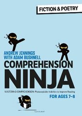 Comprehension Ninja for Ages 7-8: Fiction & Poetry: Comprehension worksheets for Year 3 цена и информация | Книги по социальным наукам | kaup24.ee