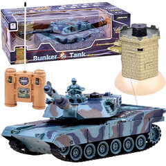 Kaugjuhitav tank ja lahingupunker RC0424 hind ja info | Poiste mänguasjad | kaup24.ee