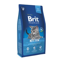 Kuivtoit kassidele Brit Premium Cat Kitten, 8 kg hind ja info | Kuivtoit kassidele | kaup24.ee