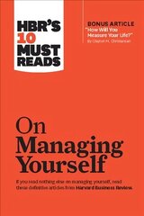 HBR's 10 Must Reads on Managing Yourself (with bonus article How Will You Measure Your Life? by Clayton M. Christensen) цена и информация | Книги по экономике | kaup24.ee