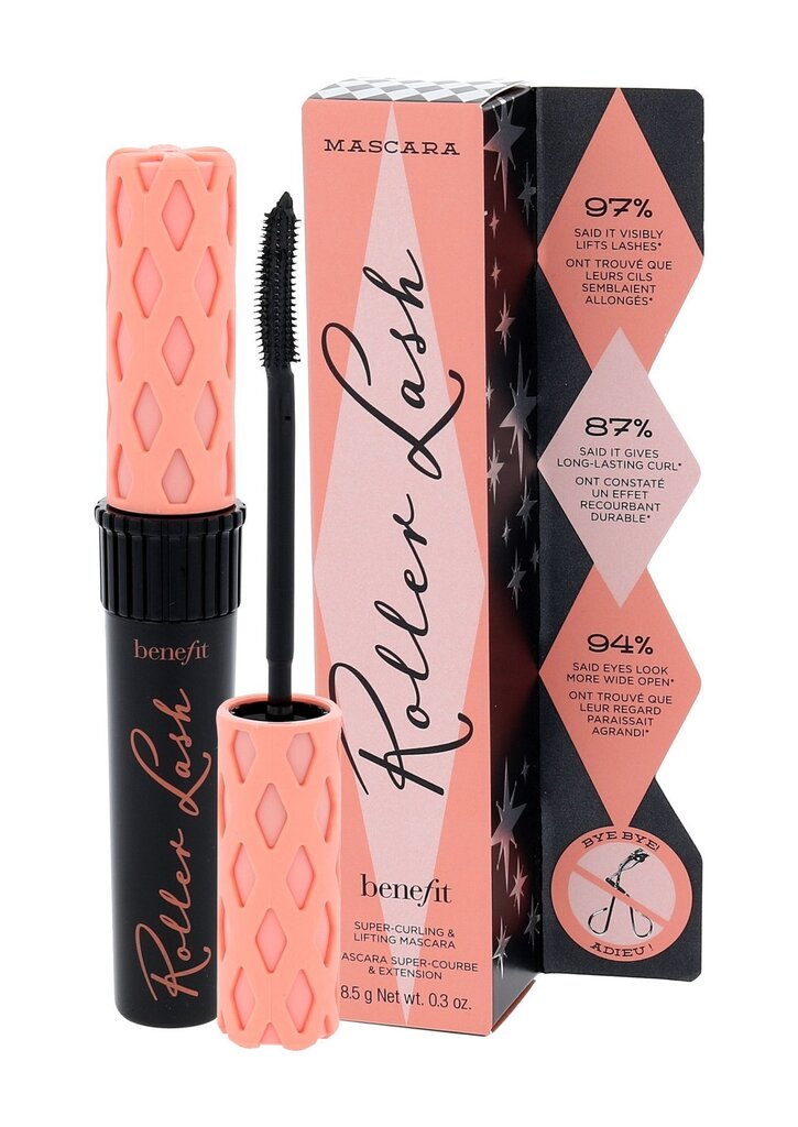 Blakstienų tušas Benefit Roller Lash Curling 8,5 g цена и информация | Ripsmetušid, lauvärvid, silmapliiatsid, seerumid | kaup24.ee