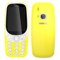 Nokia 3310 (2017) Dual SIM Yellow hind ja info | Telefonid | kaup24.ee