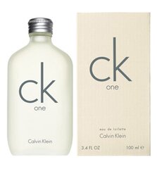 Unisex parfüümvesi naistele ja meestele Ck One Calvin Klein EDT, 100 ml hind ja info | Naiste parfüümid | kaup24.ee