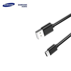 Universaalne Type-C andme- ja laadimiskaabel Samsung EP-DW700CBE, 1,5 m, must (OEM) цена и информация | Кабели и провода | kaup24.ee