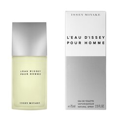 Meeste parfüüm L'eau D'issey Homme Issey Miyake EDT: Maht - 75 ml hind ja info | Meeste parfüümid | kaup24.ee