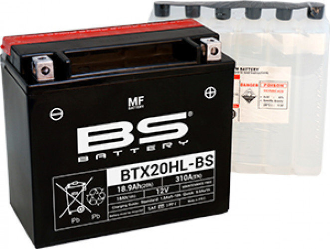 Aku BS-Battery BTX20HL 12V 21.1Ah hind ja info | Mootorrataste akud | kaup24.ee