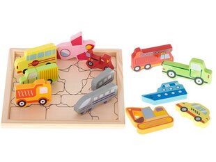 Sorter drewniany dopasuj kształty układanka 4 wieże цена и информация | Развивающие игрушки и игры | kaup24.ee