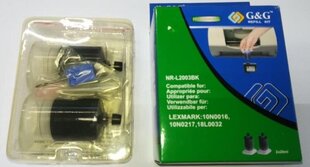 Täitmiskomplekt G&G Lexmark 10N0016, 10N0217, 18L0032 hind ja info | Tindiprinteri kassetid | kaup24.ee