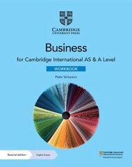 Cambridge International AS & A Level Business Workbook with Digital Access (2 Years) 4th Revised edition hind ja info | Majandusalased raamatud | kaup24.ee