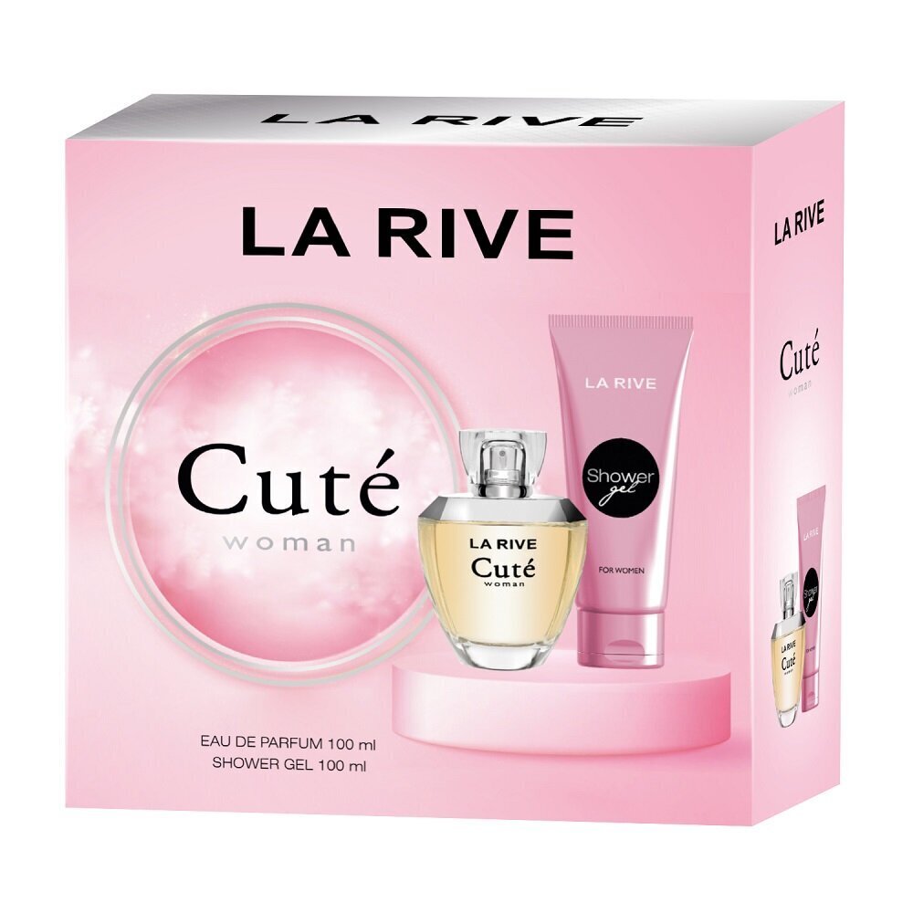 Komplekt naistele: La Rive Cute Woman EDP 100 ml + dušigeel 100 ml hind ja info | Naiste parfüümid | kaup24.ee