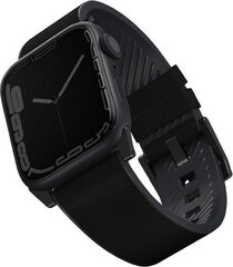 Uniq Straden, Apple Watch Series 4/5/6/7/SE 42/44/45mm (UNIQ588BLK) hind ja info | Nutikellade ja nutivõrude tarvikud | kaup24.ee