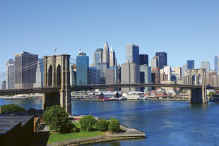 Fototapeet - New York ja Brooklyni sild 375x250 cm hind ja info | Fototapeedid | kaup24.ee