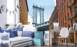 Фотообои - Манхэттенский мост 375x250 см цена и информация | Фотообои | kaup24.ee