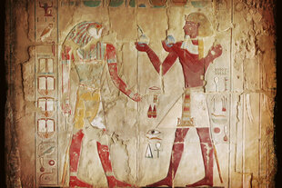 Фотообои - Египетская фреска 375x250 см цена и информация | Фотообои | kaup24.ee