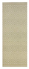 Vaip NORTHRUGS Meadow Raute Green Cream, 80x150 cm цена и информация | Ковры | kaup24.ee