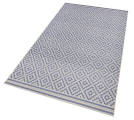 Vaip NORTHRUGS Meadow Raute Blue Cream, 80x150 cm hind ja info | Vaibad | kaup24.ee