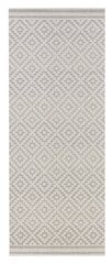 Vaip NORTHRUGS Meadow Raute Grey Cream, 80x200 cm цена и информация | Ковры | kaup24.ee