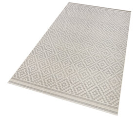 Vaip NORTHRUGS Meadow Raute Grey Cream, 160x230 cm цена и информация | Ковры | kaup24.ee