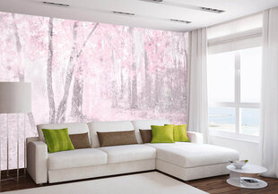 Фотообои - Розовый лес 375x250 см цена и информация | Фотообои | kaup24.ee
