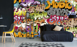 Fototapeet - Graffiti kunst 375x250 cm hind ja info | Lastetoa fototapeedid | kaup24.ee